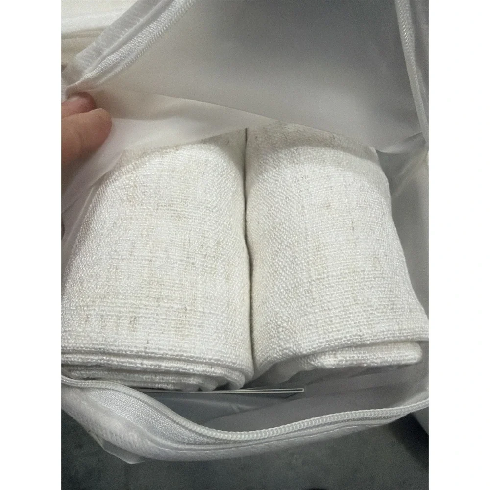 TWOPAGES Liz Linen Drape Pleated Curtains (2) 26